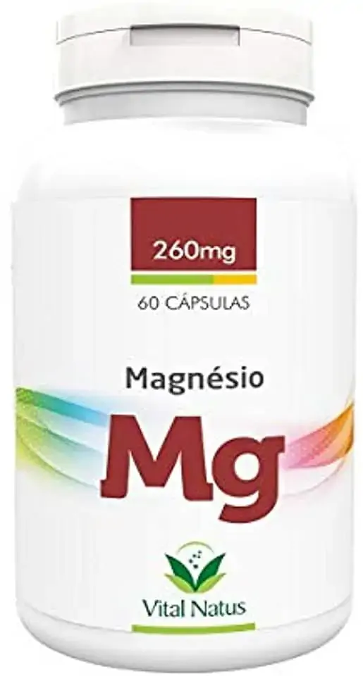 Magnésio Mg 60 Cápsulas De 260mg Vital Natus