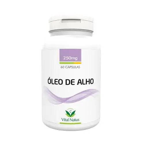 óleo De Alho 60 Cápsulas 250mg Vital Natus