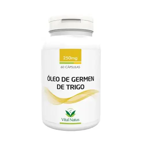 óleo De Germen De Trigo 60 Cápsulas 250mg Vital Natus