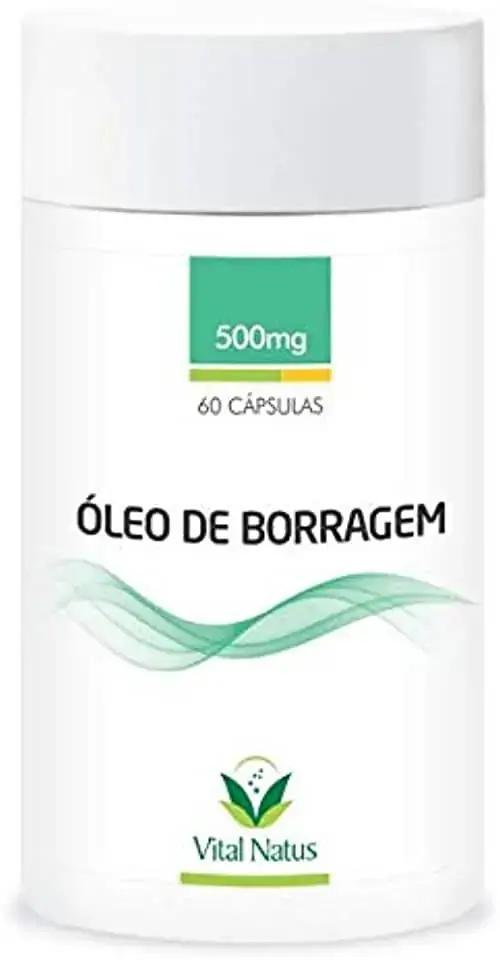 óleo De Borragem 60 Cápsulas 500mg Vital Natus