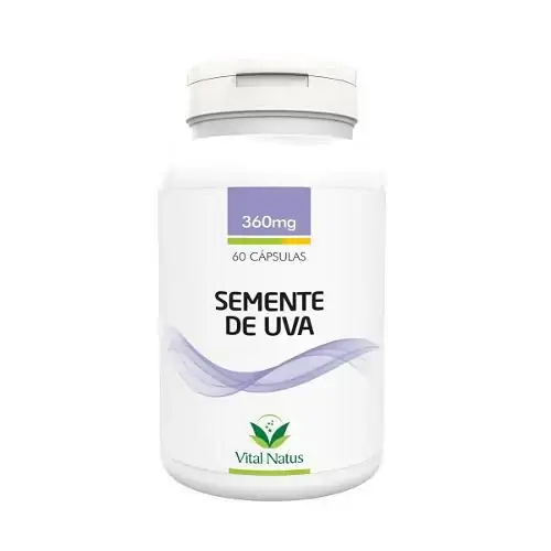 Semente De Uva 60 Cápsulas De 360mg Vital Natus