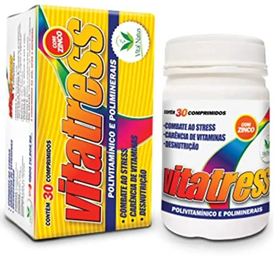 Vitatress Polivitamínicos E Poliminerais 30 Comprimidos