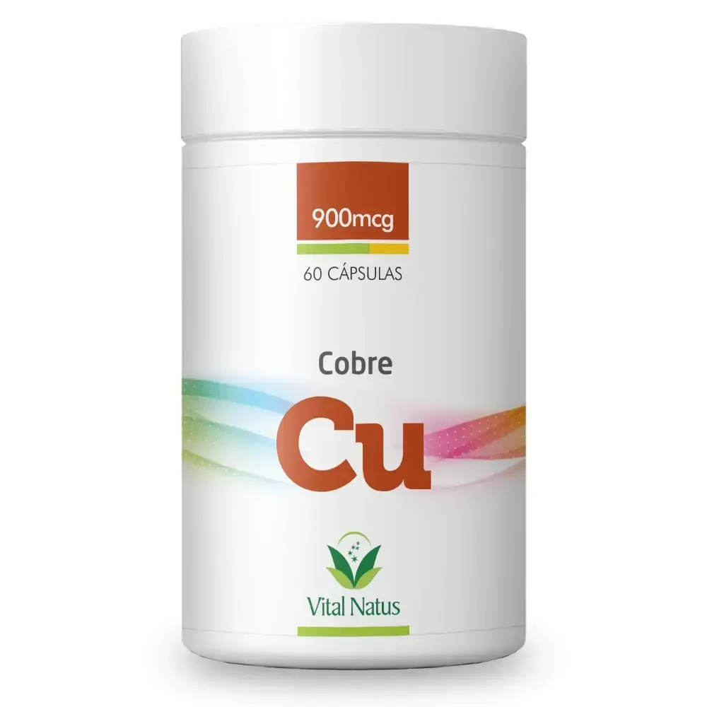 Cobre Quelato 900mg C/60 Cap .