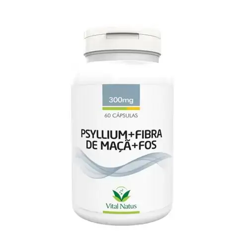 Psylliumfibra De Maçãfos 60 Cápsulas 300mg Vital Natus