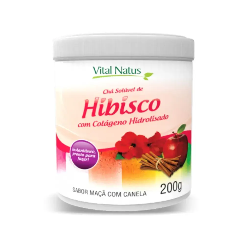 HIBISCO + COLAGENO SB MACA C/CANELA 200 GR VITAL NATUS