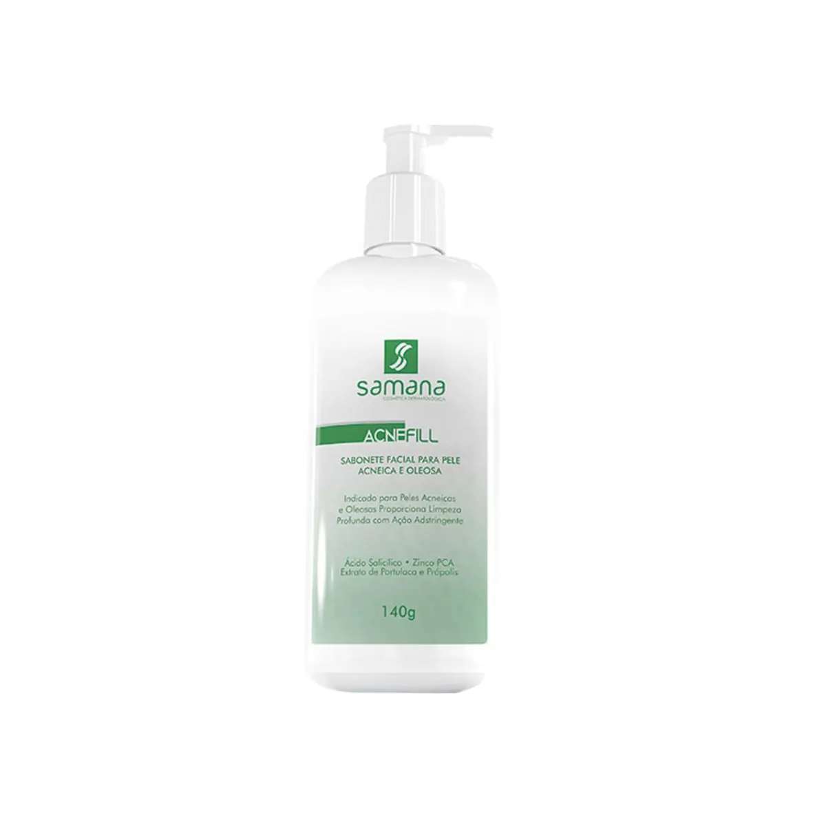 Samana Sabonete Facial Pele com Acne Acne Fill 140ml