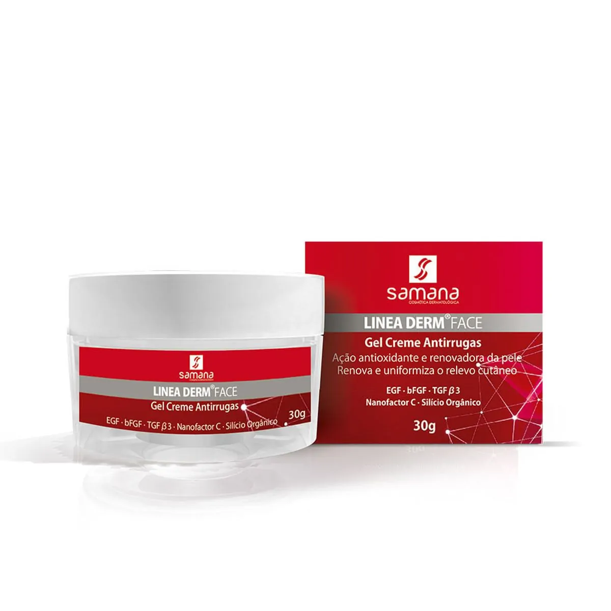Samana Creme Antirrugas Linea Derm Face 30g