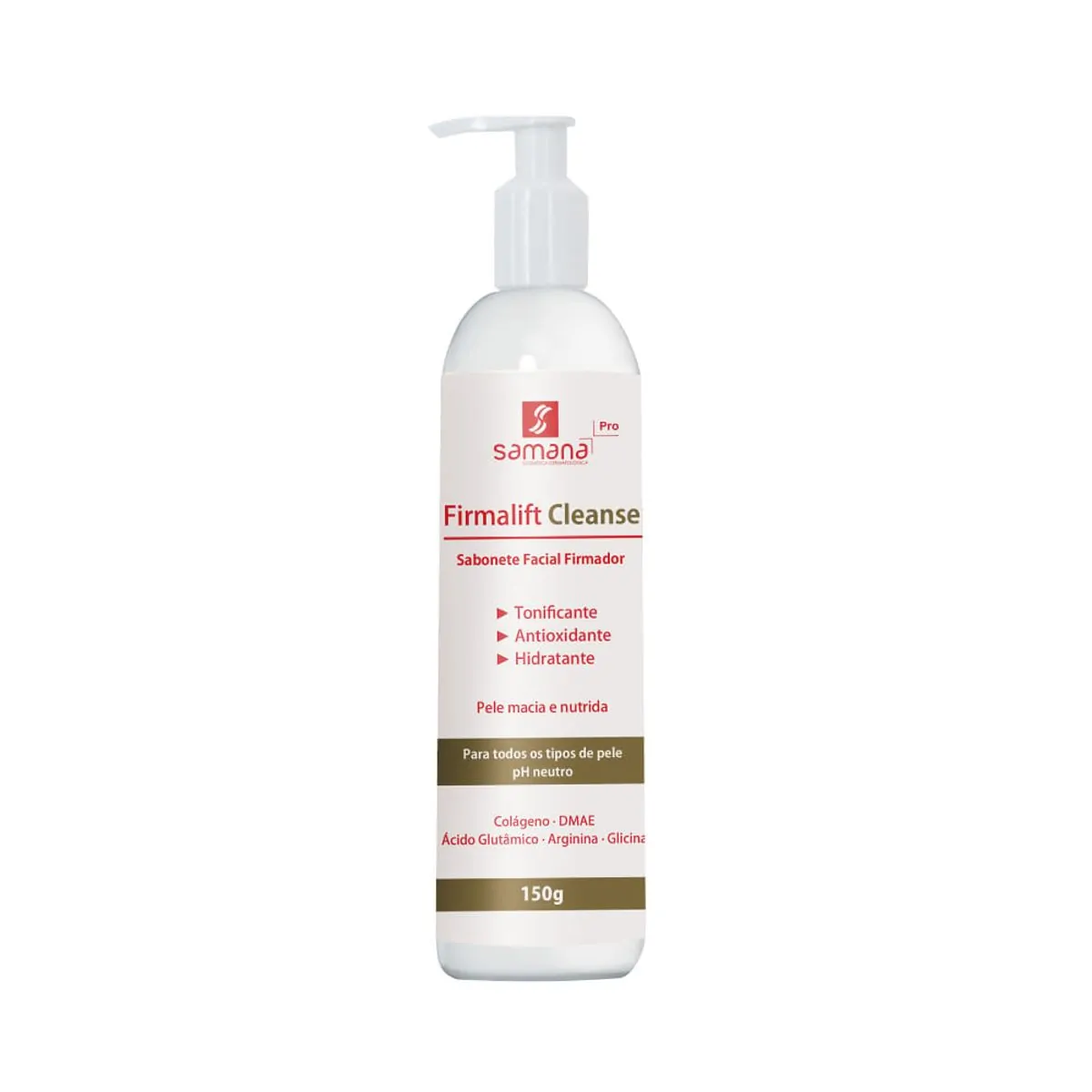 Samana Sabonete Facial Firmador Firmalift Cleanser 150g