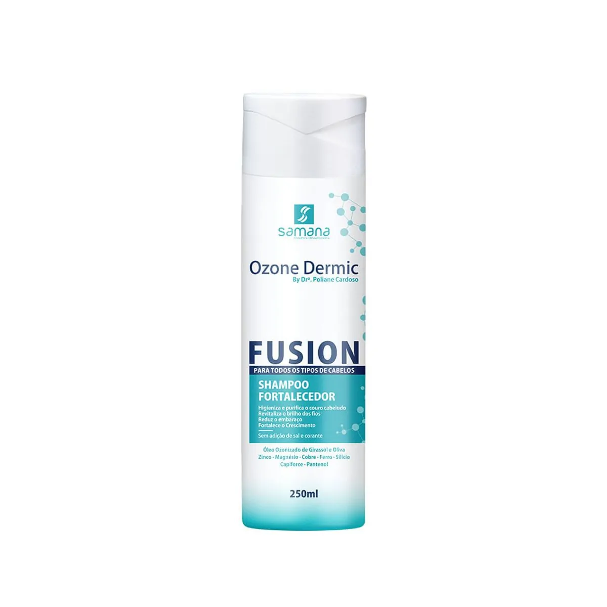 Samana Shampoo Fortalecedor com Ozônio Ozone Dermic 250ml