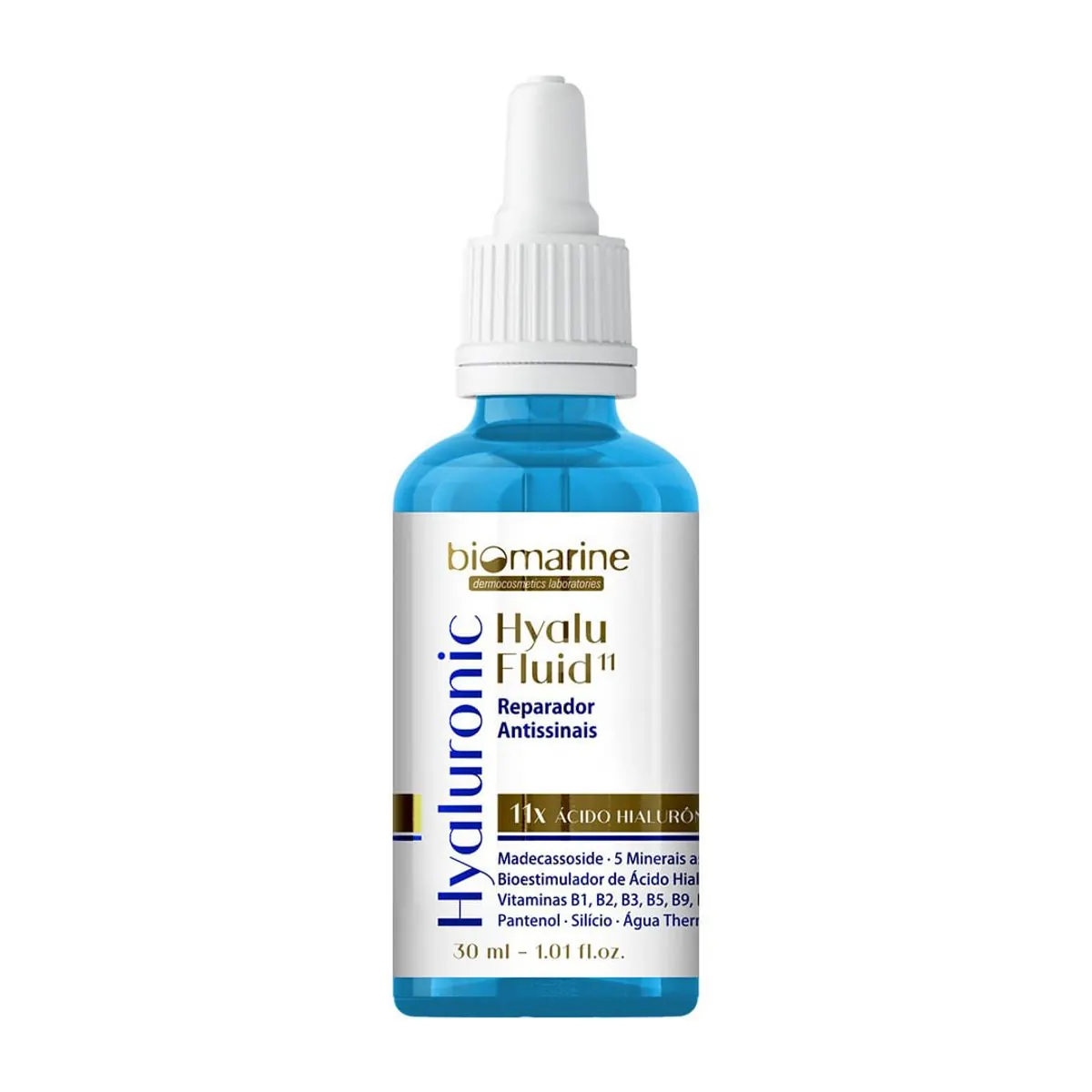 Sérum Reparador ácido Hialurônico Hyalu Fluid Biomarine 30ml