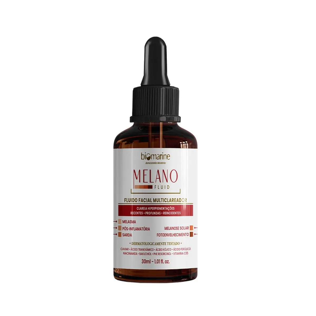 Fluido Multiclareador Para Melasma Melano Fluid Biomarine 30ml