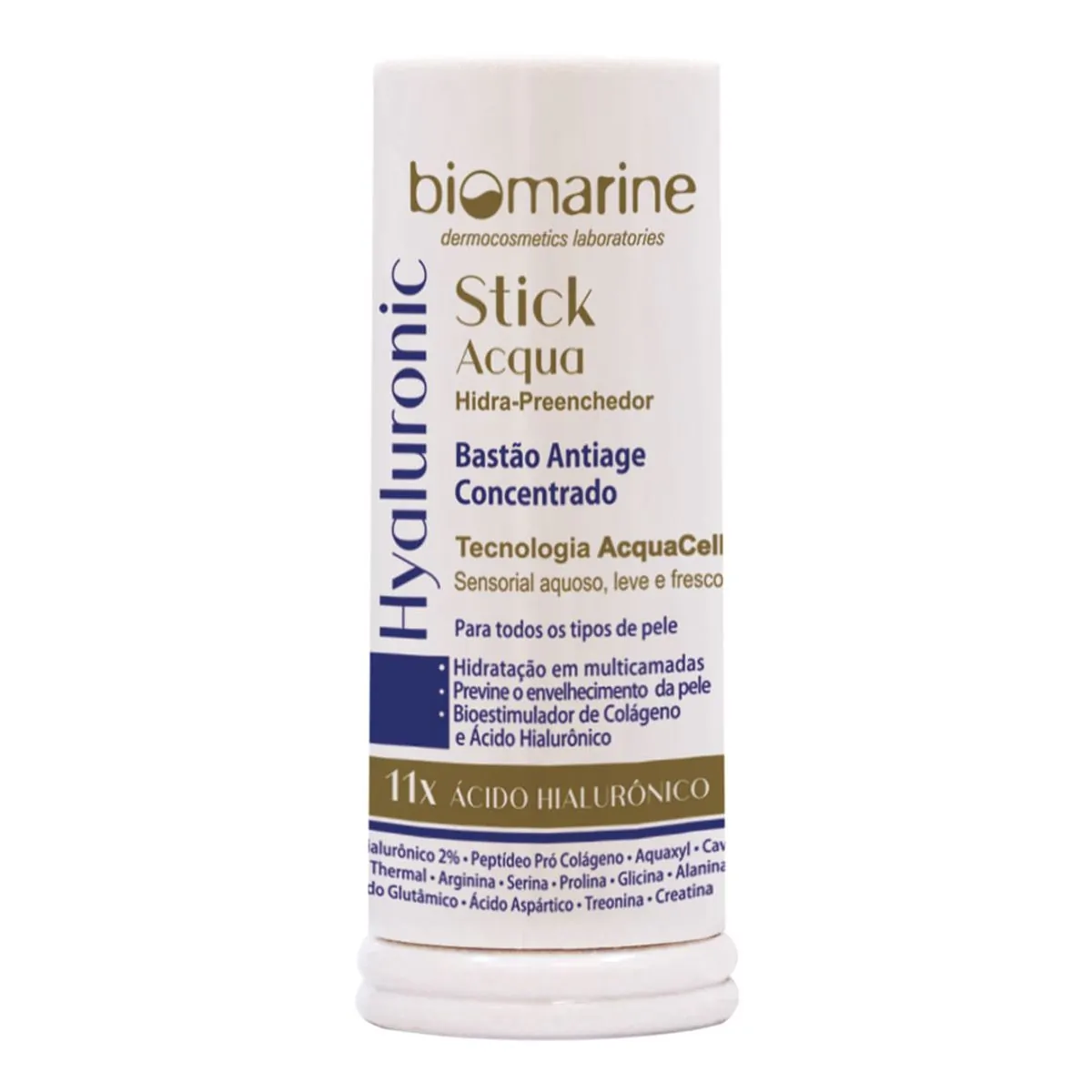 Hidratante Facial Hyaluronic Stick Acqua Biomarine 12g