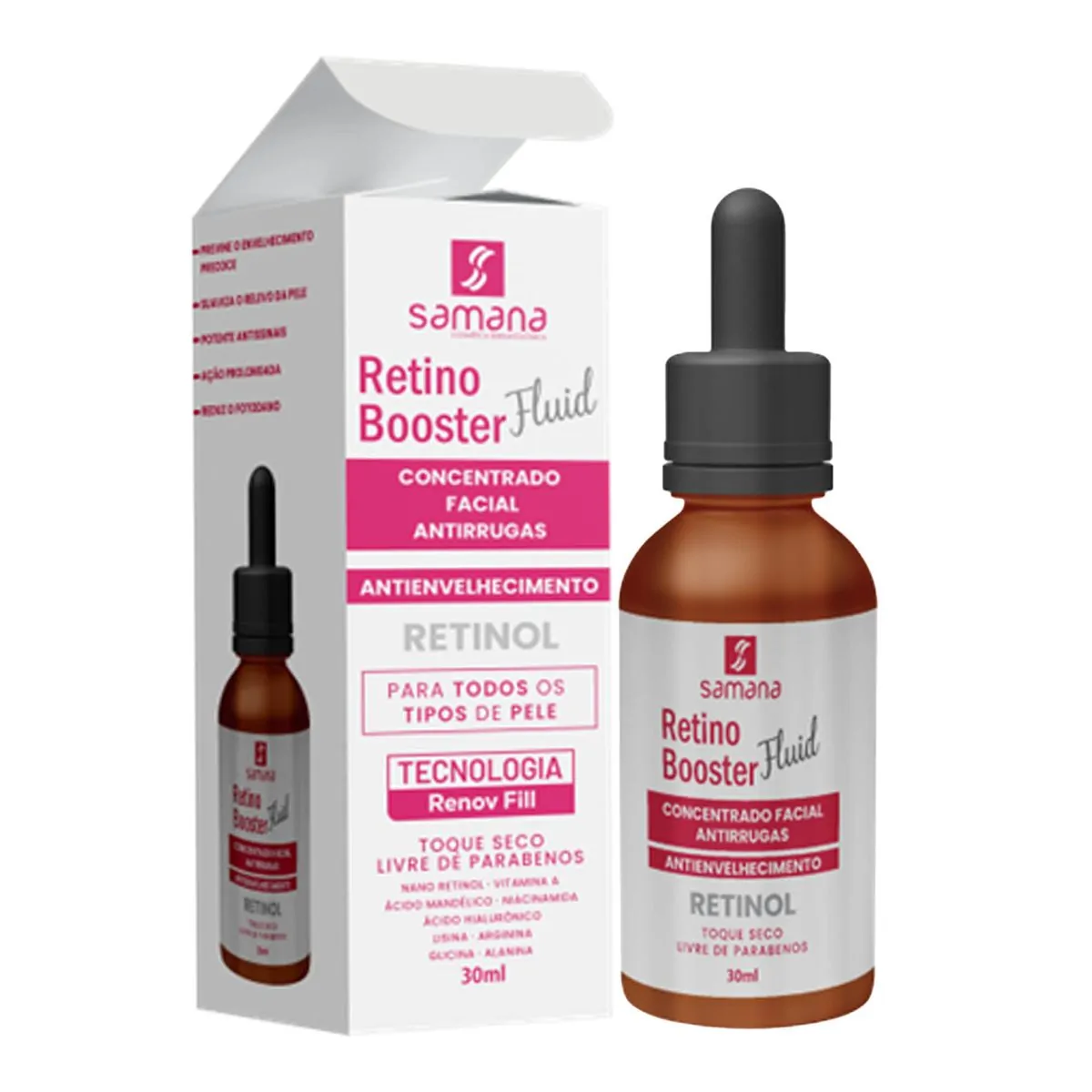 Concentrado Antirrugas Retino Booster Fluid 30ml - RETINO BOOSTER FLUID30ML