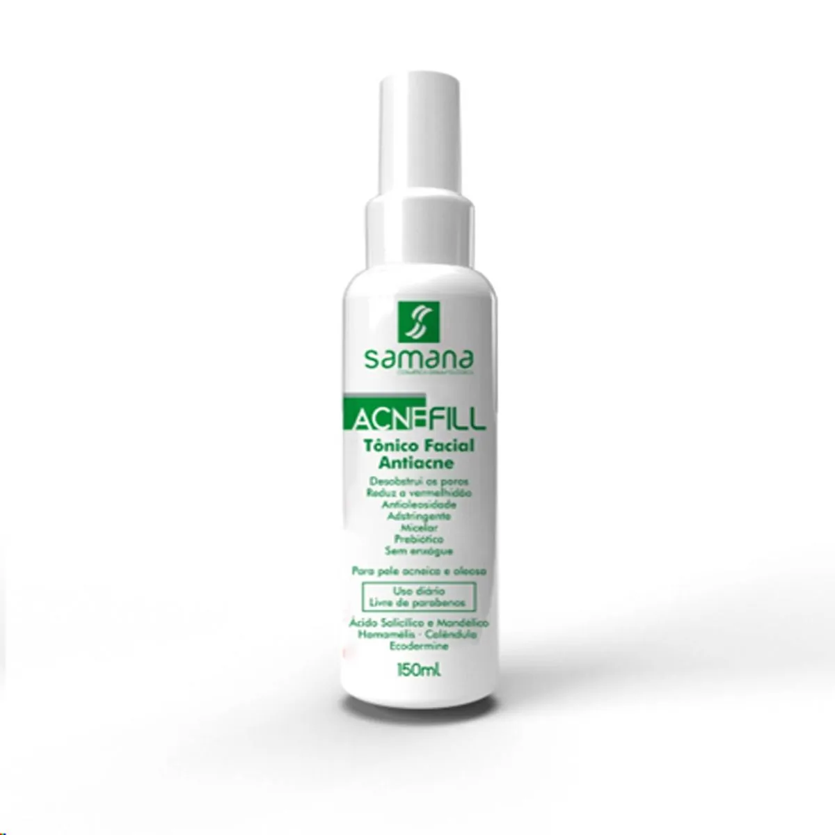 Tônico Facial Antiacne Prebiótico Acnefill 150ml - ACNEFILL TONICO ANTIACNE 150ML