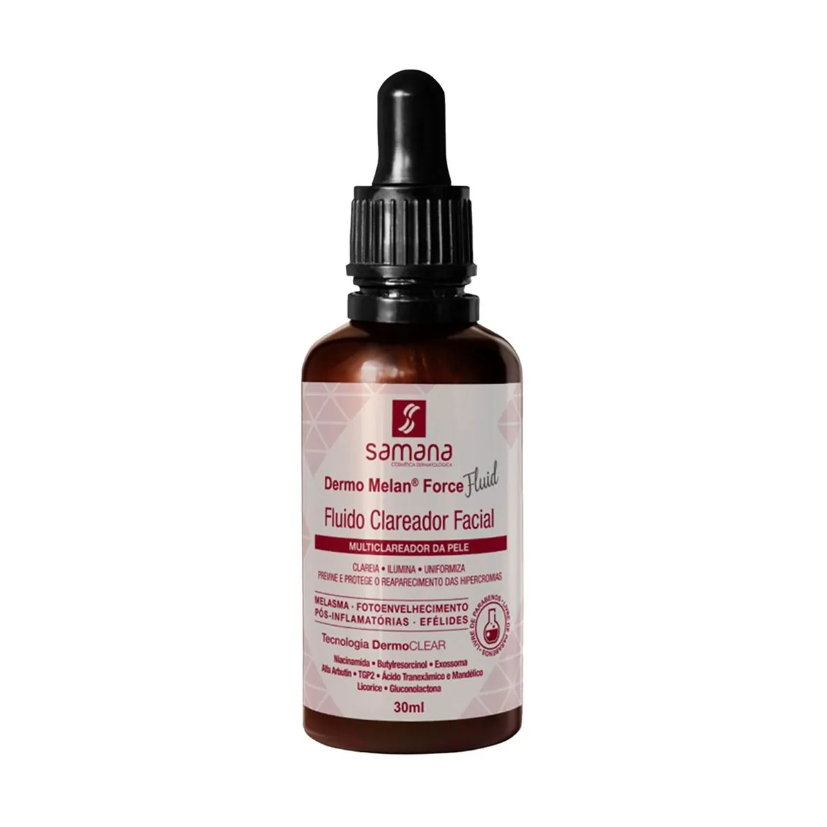 Fluido Clareador de Manchas Dermo Melan Force 30ml - DERMO MELAN FORCE FLUID 30ML