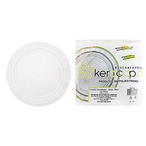 Prato Kerocopo Branco 18cm C/10