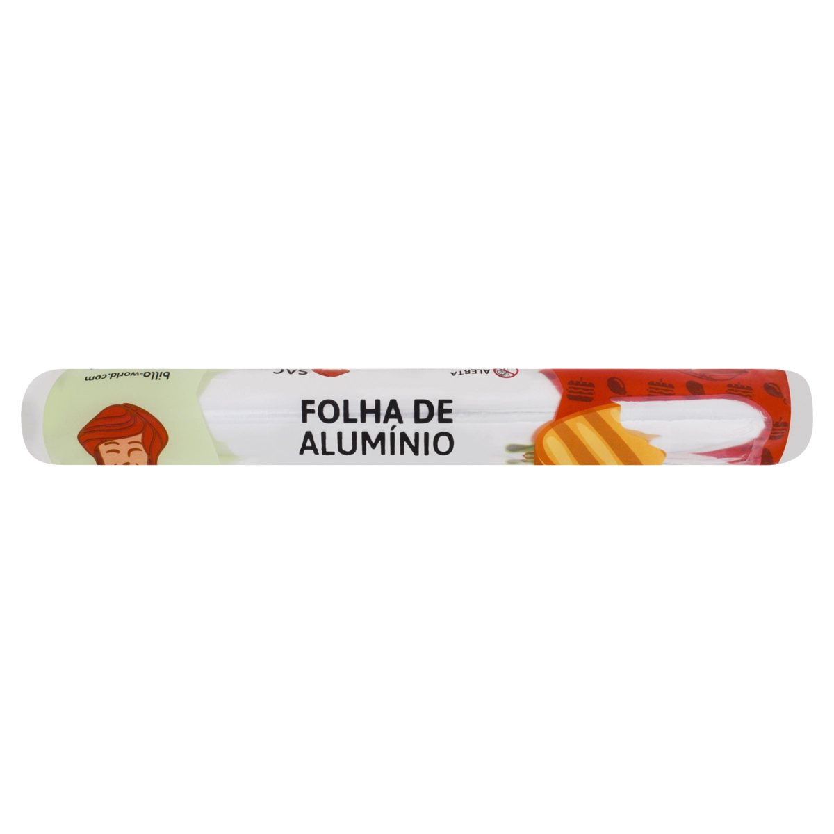 Folha De Alumínio Em Rolo Billa 30cm X 7,5m