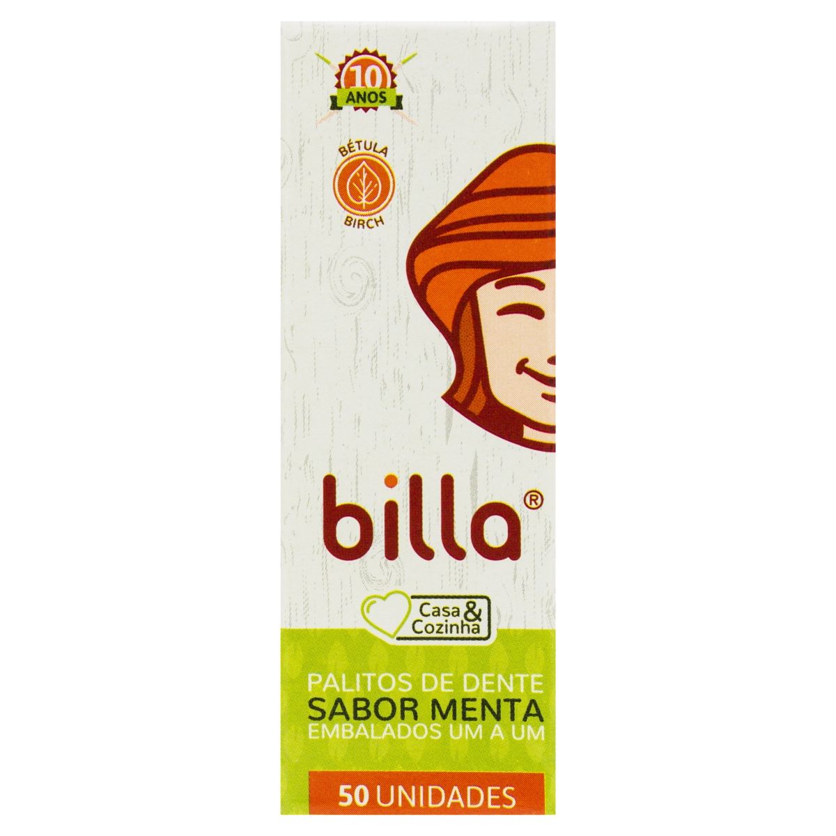 Palito De Dente Menta Billa 50 Unidades