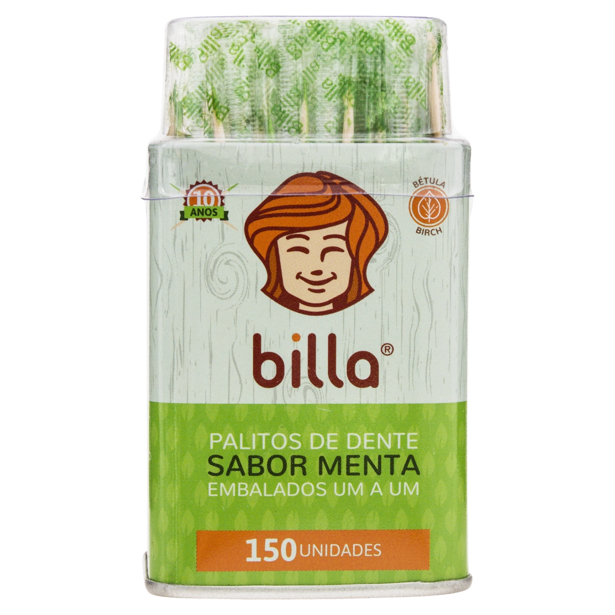 Palito De Dente Menta Billa 150 Unidades