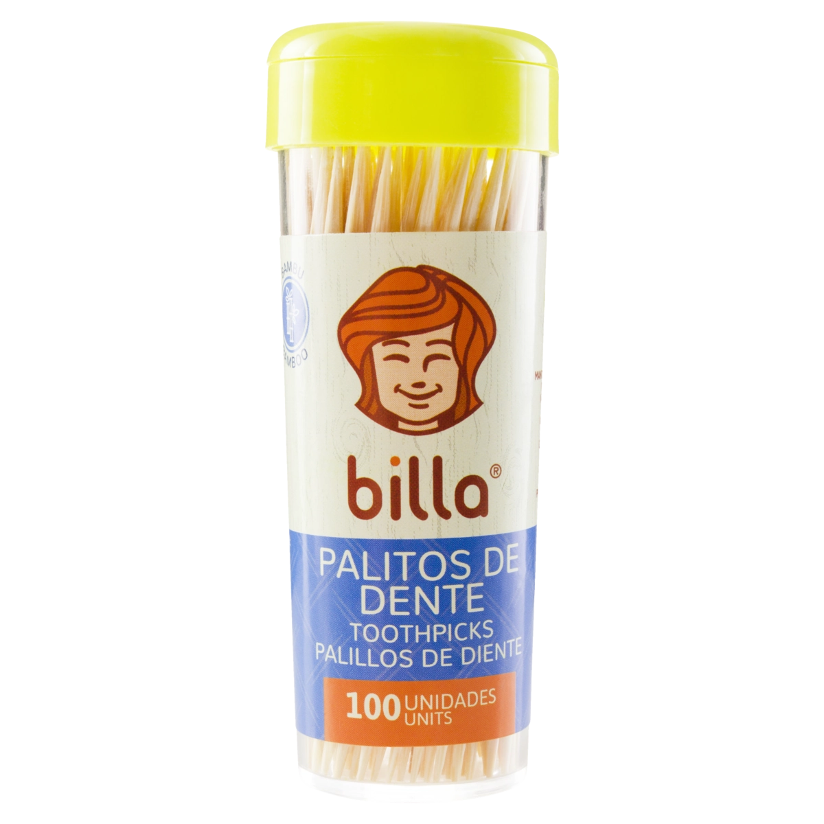 Palito De Dente Billa 100 Unidades