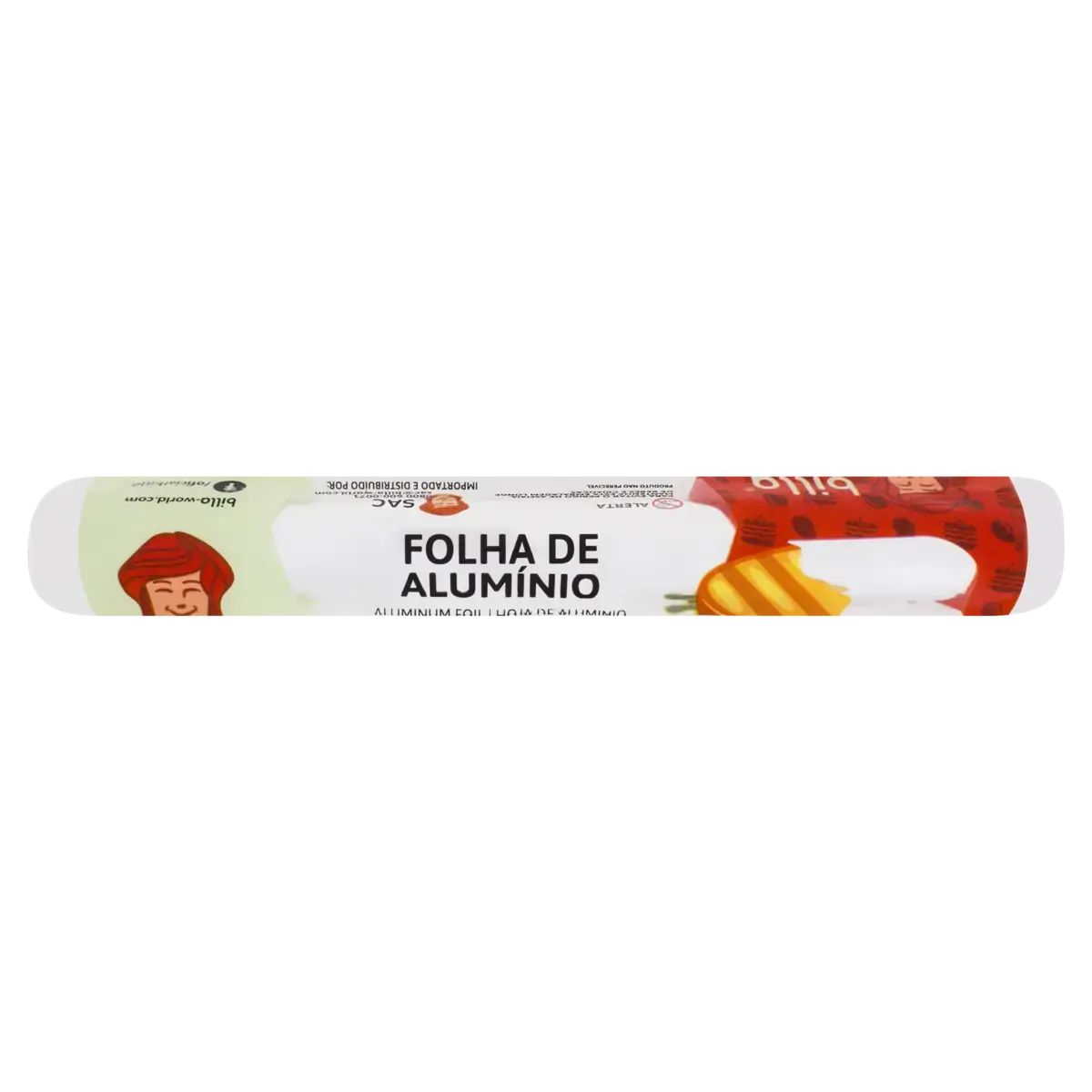 Folha De Alumínio Em Rolo Billa 30cm X 4m