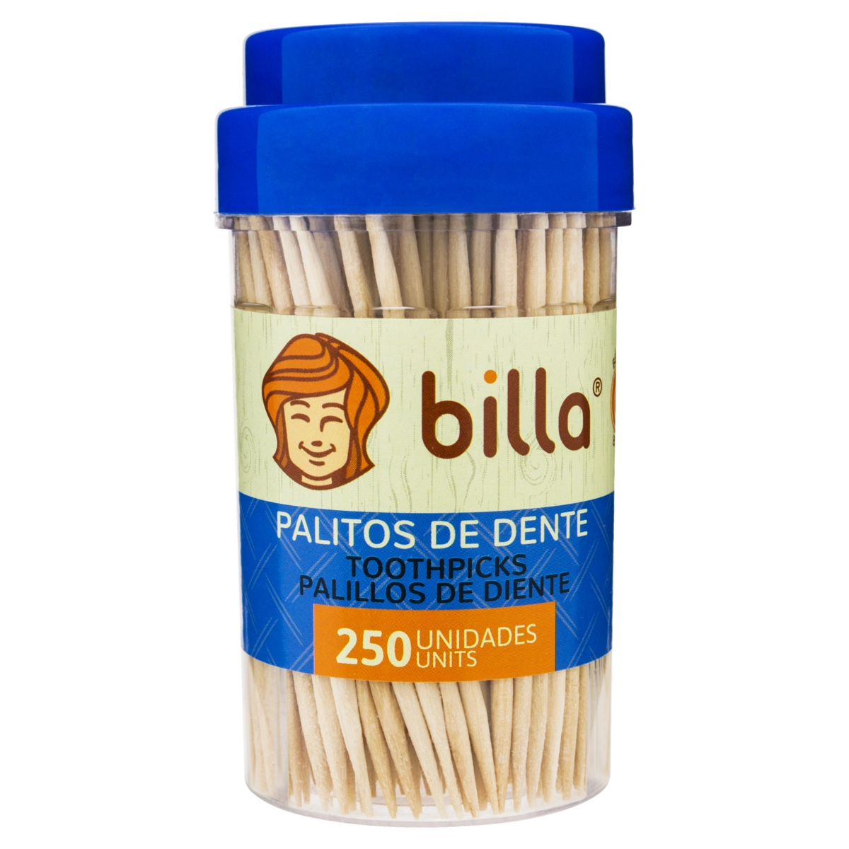 Palito De Dente Billa 250 Unidades