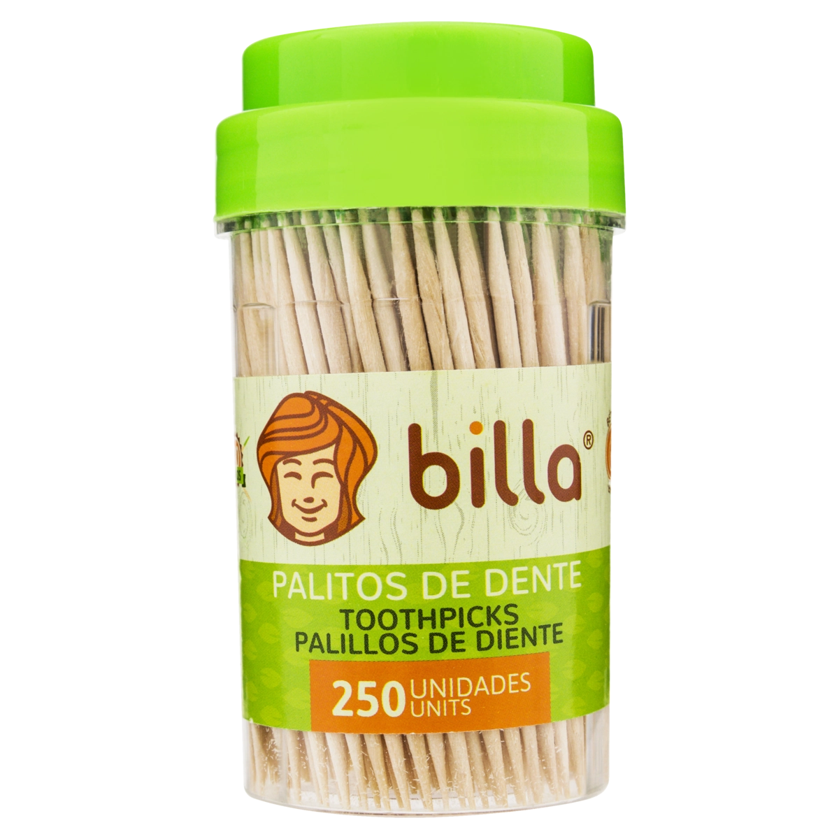 Palito De Dente Menta Billa 250 Unidades