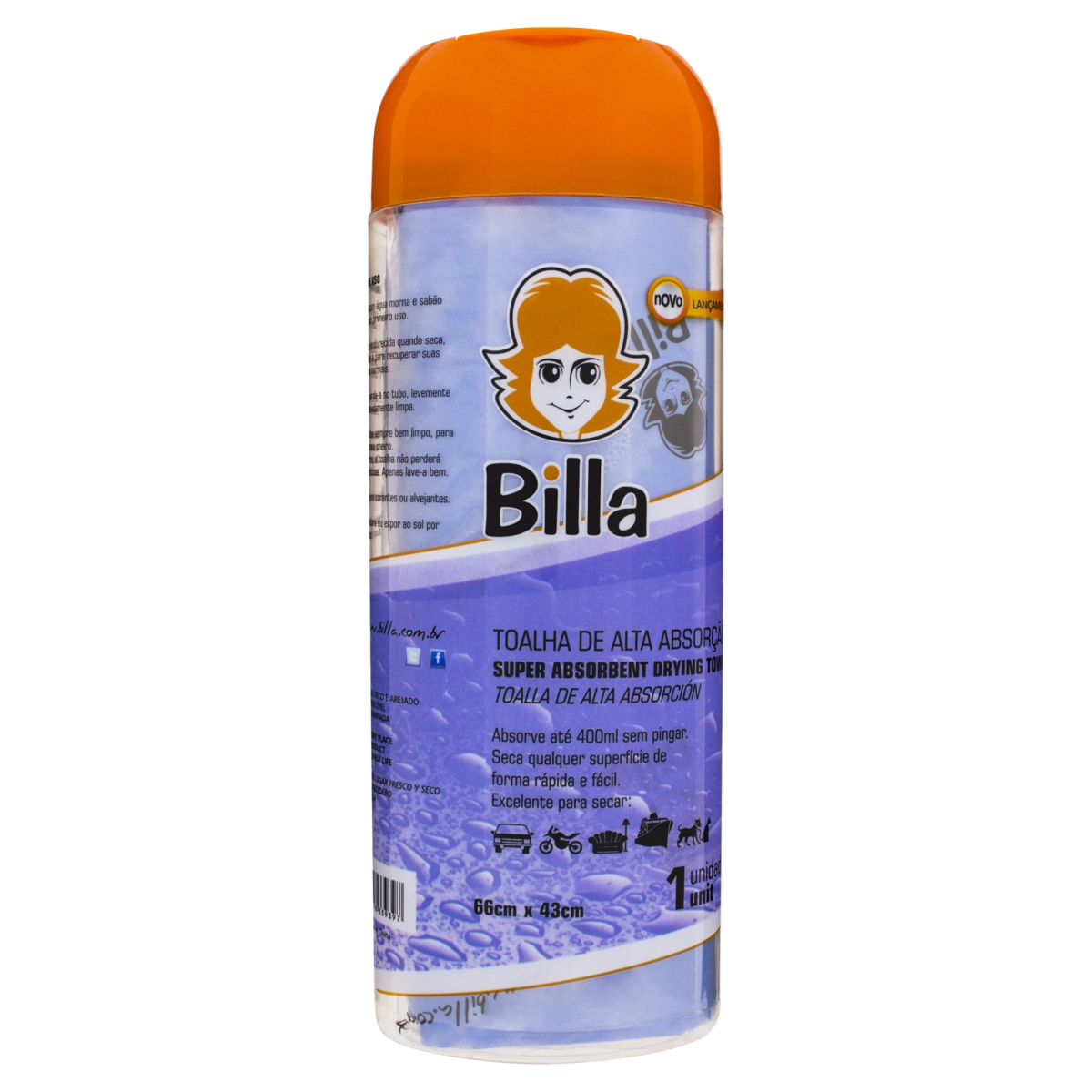 Toalha Alta Absorção Roxa Billa