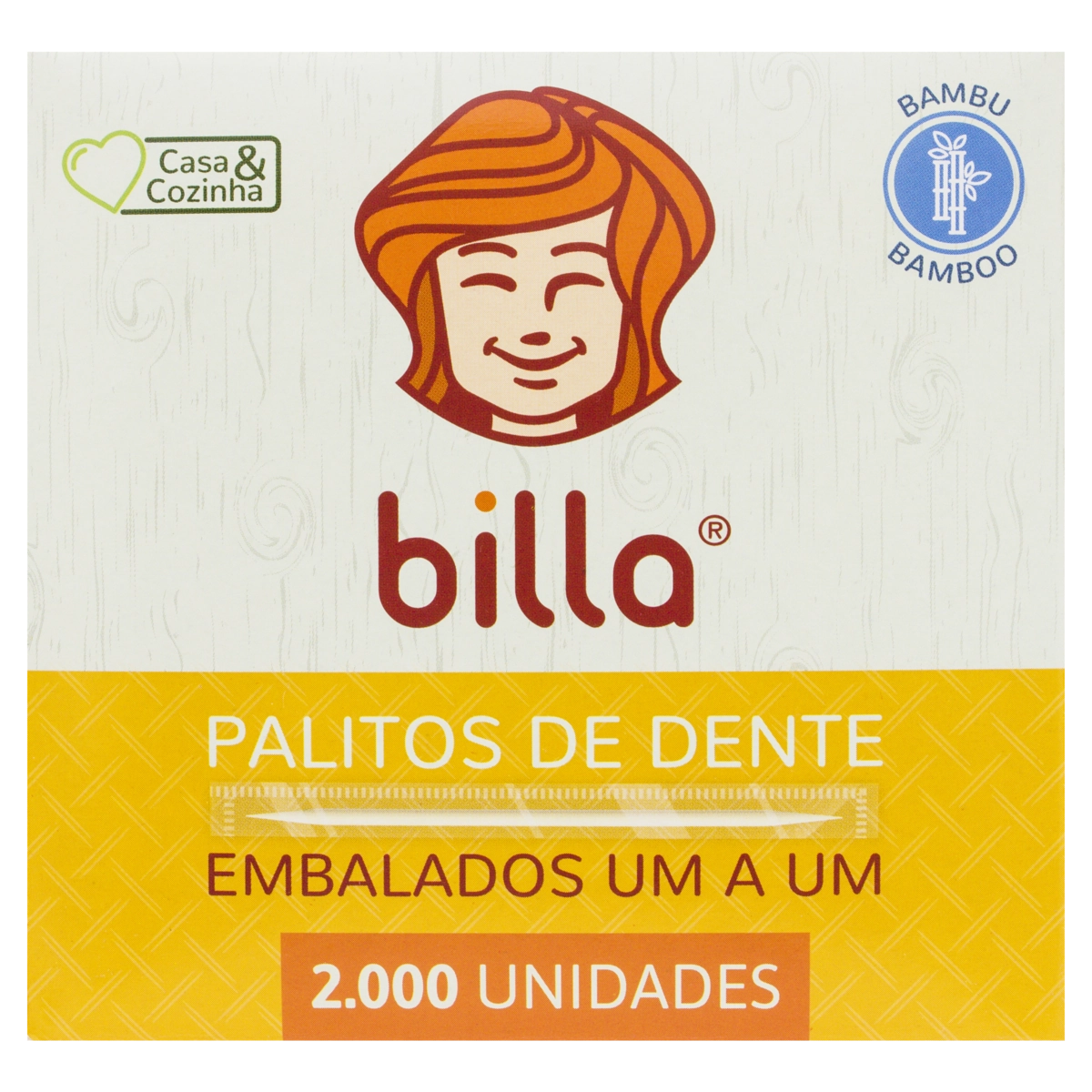 Palito De Dente Billa 2.000 Unidades