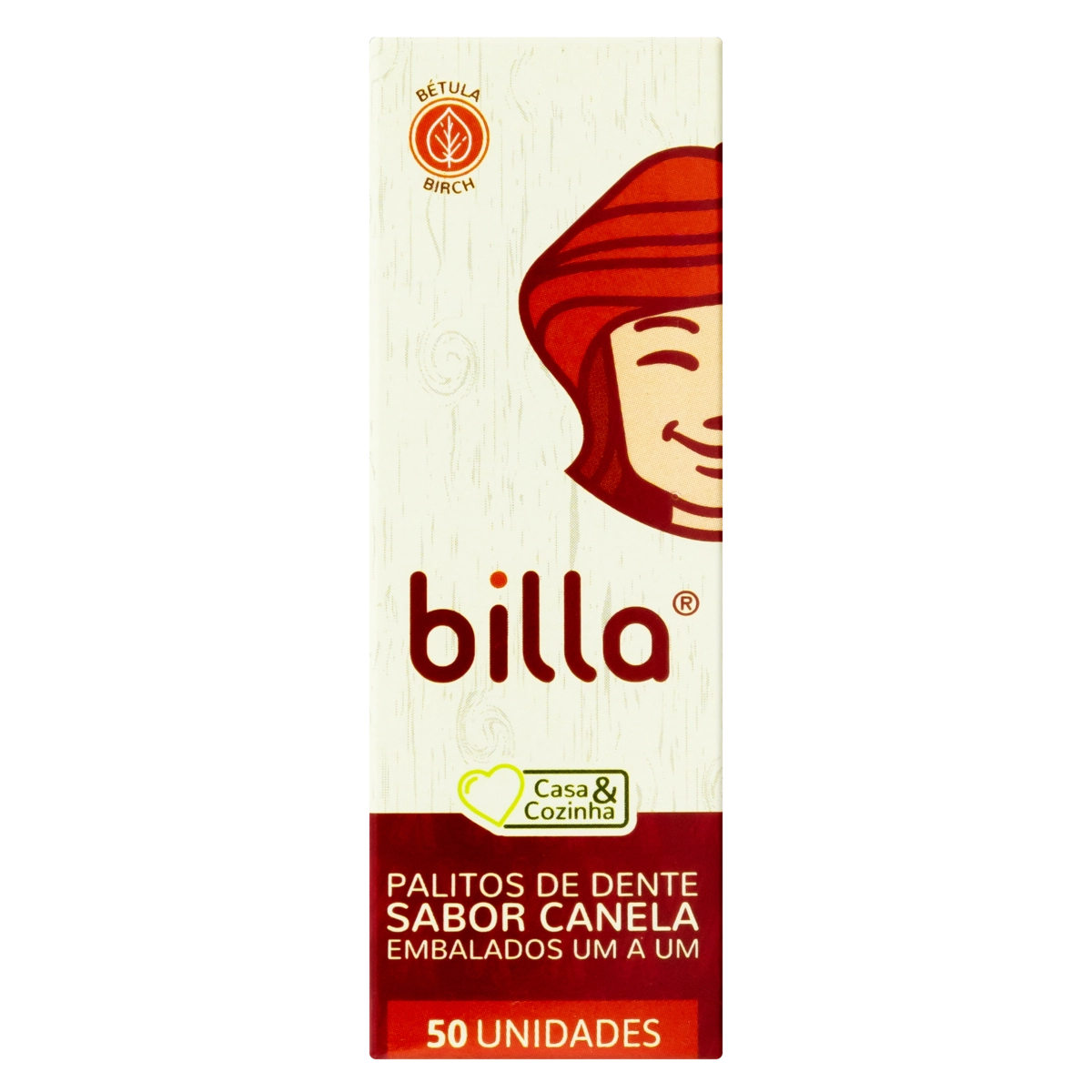 Palito De Dente Canela Billa Caixa 50 Unidades