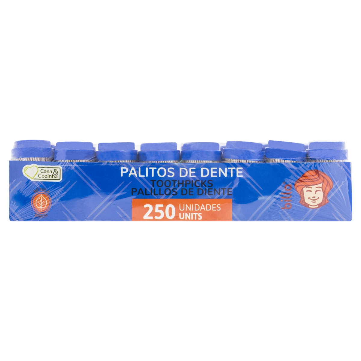 Pack Palito De Dente Billa Frasco 16 Unidades