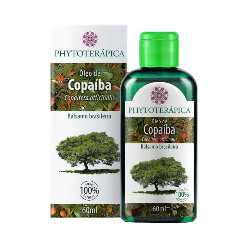 óleo E Bálsamo Vegetal De Copaíba 60ml Phytoterápica