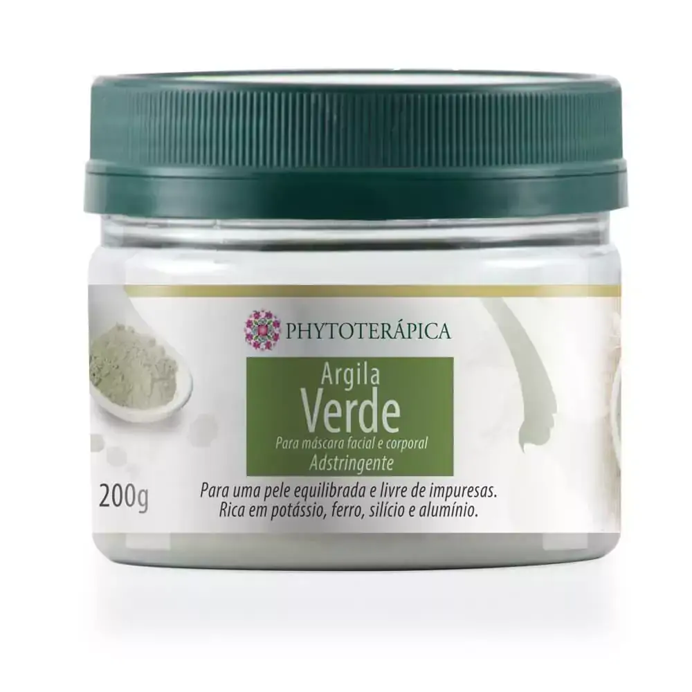 Argila Verde Adstringente Phytoterápica 200g PHYTOTERAPICA