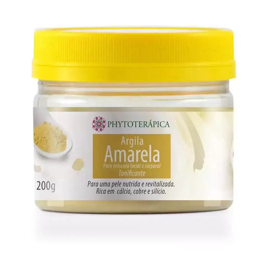 Argila Amarela Tonificante Phytoterápica 200g PHYTOTERAPICA