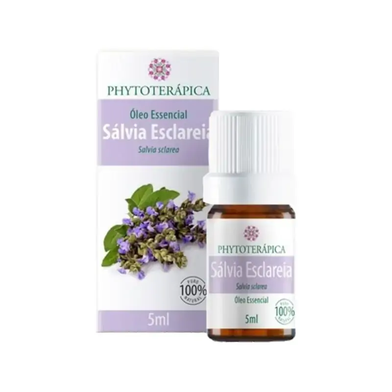 Óleo Essencial de Sálvia Esclaréia 5ml Phytoterápica