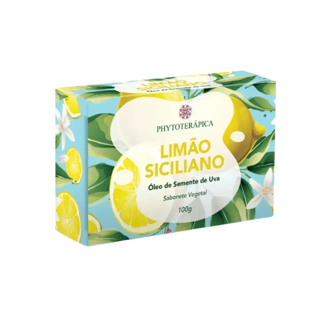Sabonete em Barra Corporal de Limão Siciliano e Semente de Uva 100g - Phytoterápica