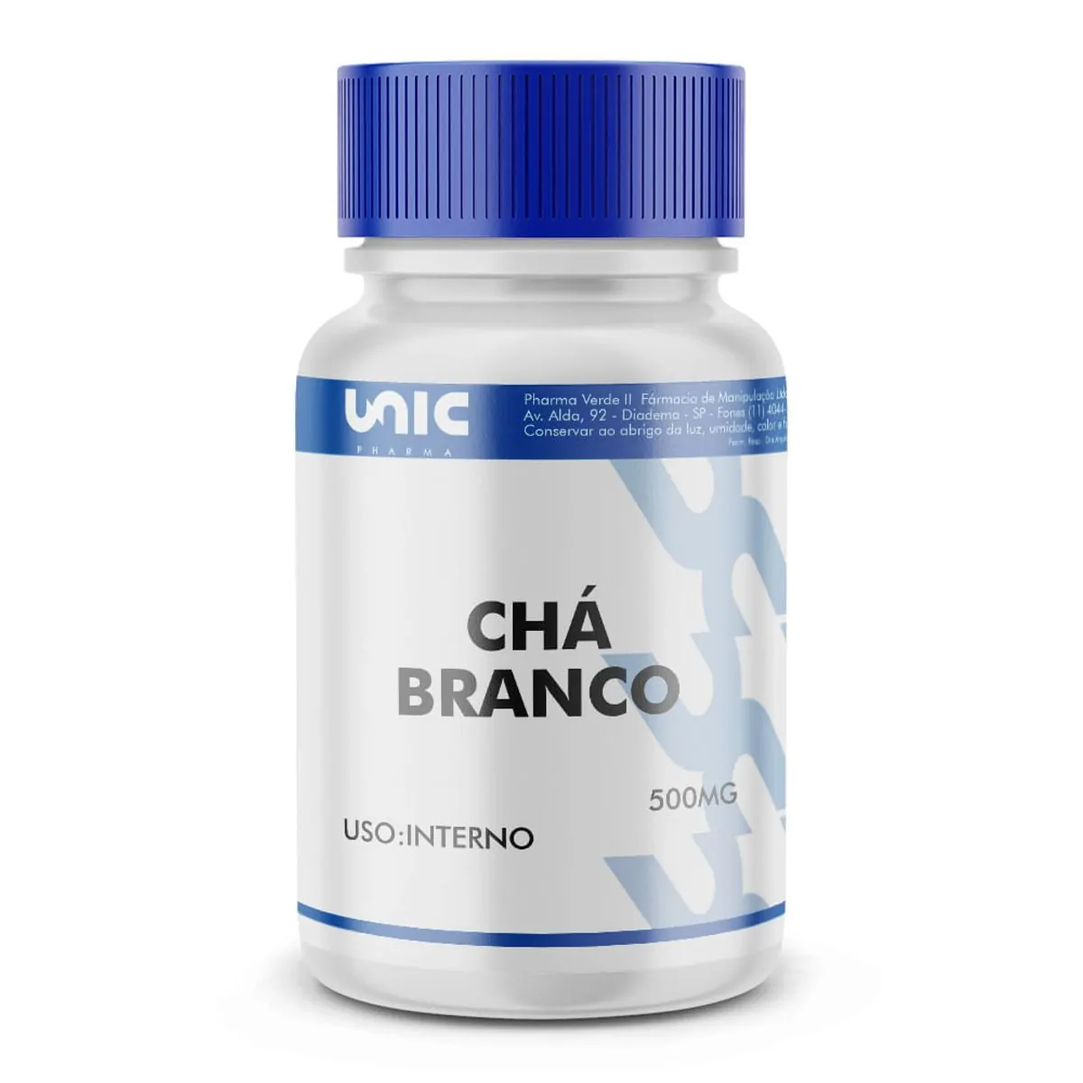 Chá branco 500mg 120 Cápsulas