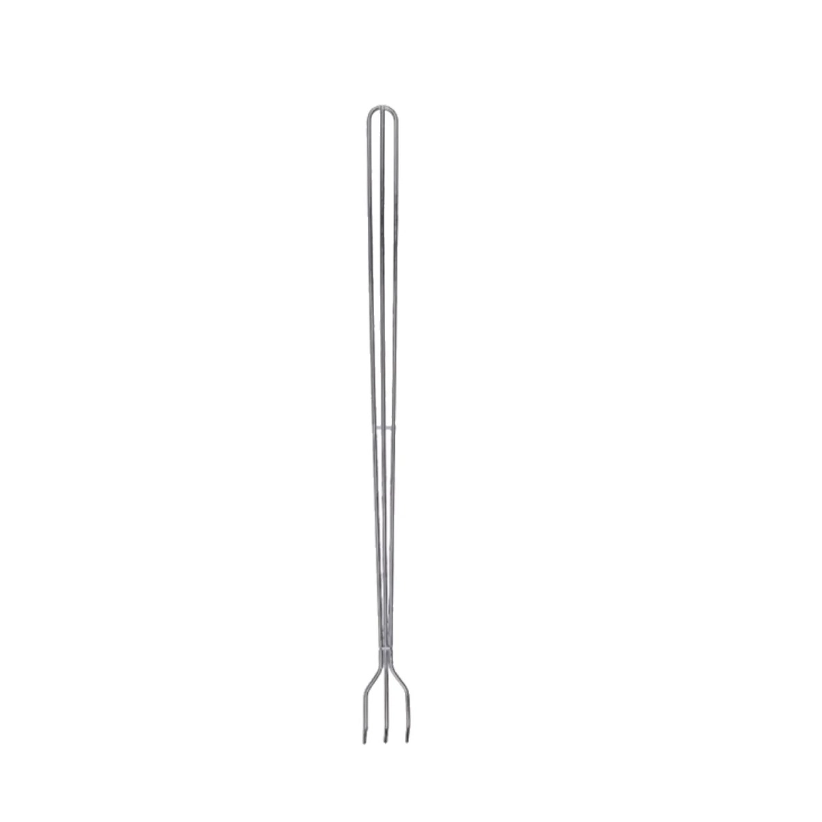 Garfo De Metal 3 Pontas Para Churrasco 50 Cm