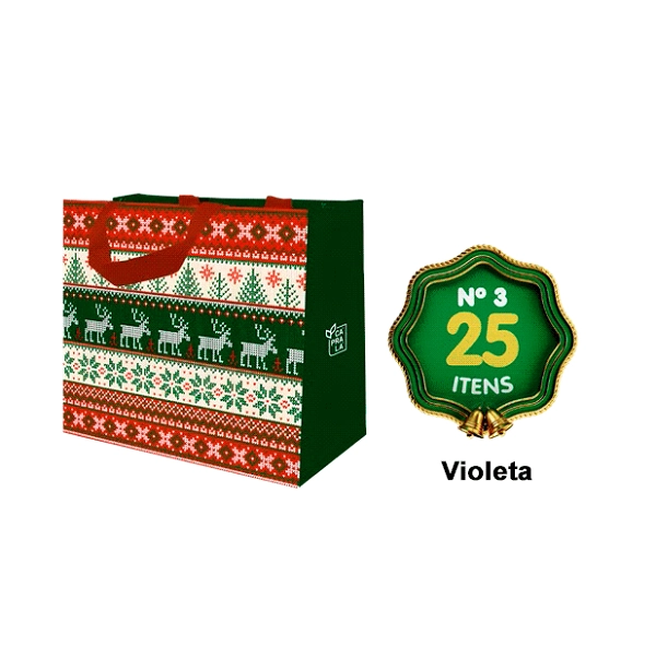 Cesta De Natal Boas Festas Kit3 C/27 Itens