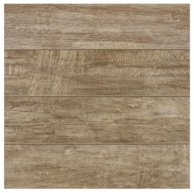 Piso Cerâmico Amadeirado Acetinado Borda Arredondada Interno 61,5x61,5cm Aroeira Plus Ceral