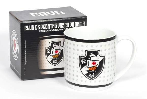 Caneca Porcelana Vasco 360ml 441134 Allmix
