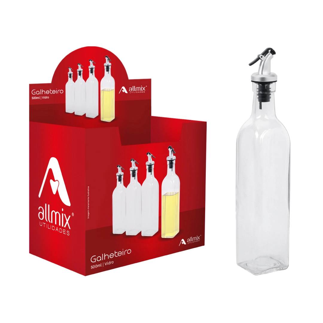 Moedor Vidro Allmix 200ml Temperos