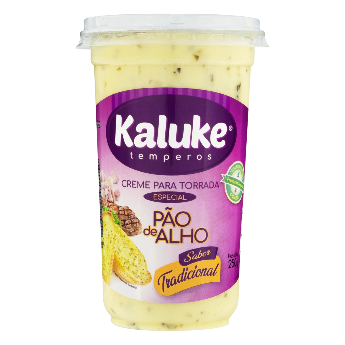 Creme Para Pão De Alho Tradicional Kaluke Pote 250g