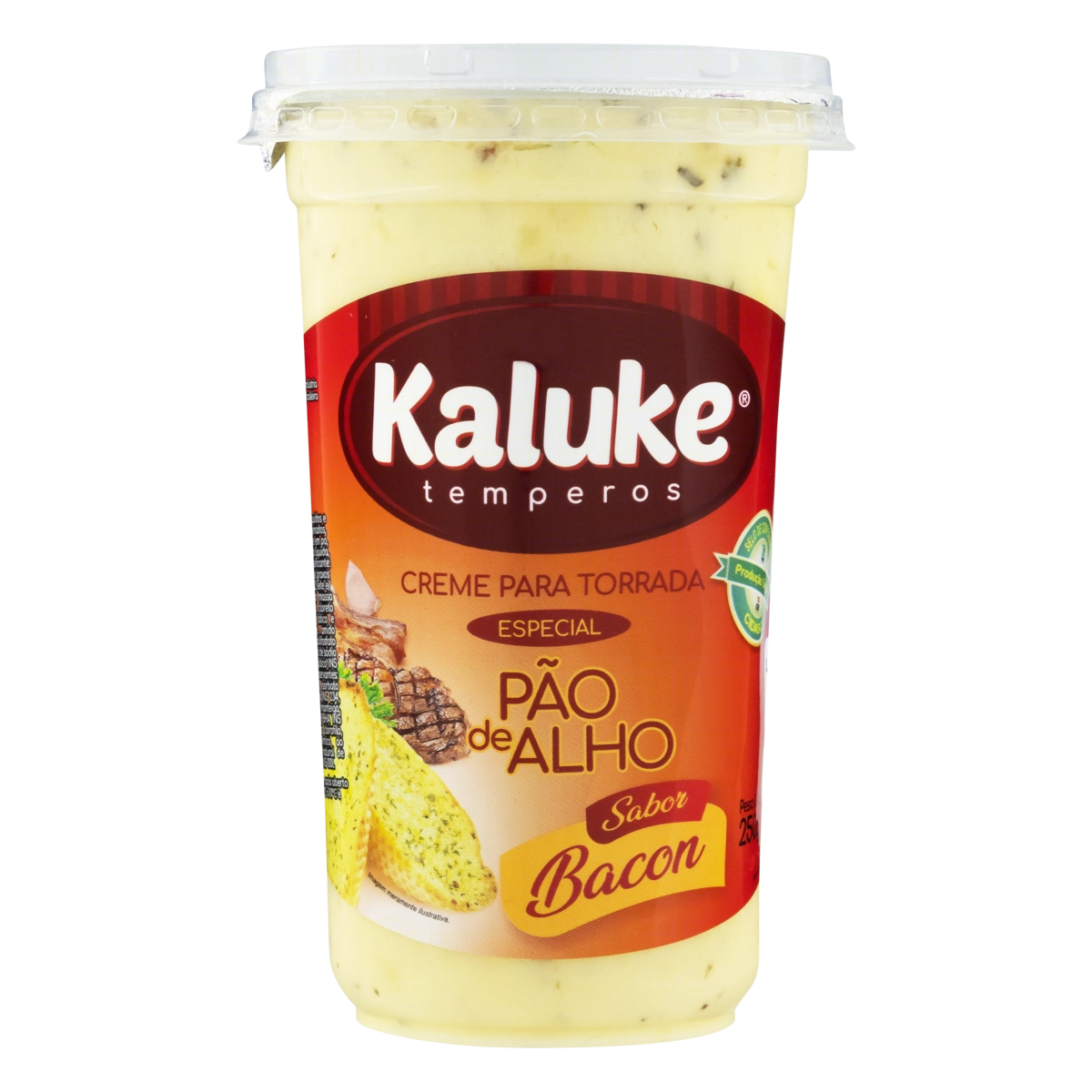 Creme Para Pão De Alho Bacon Kaluke Pote 250g
