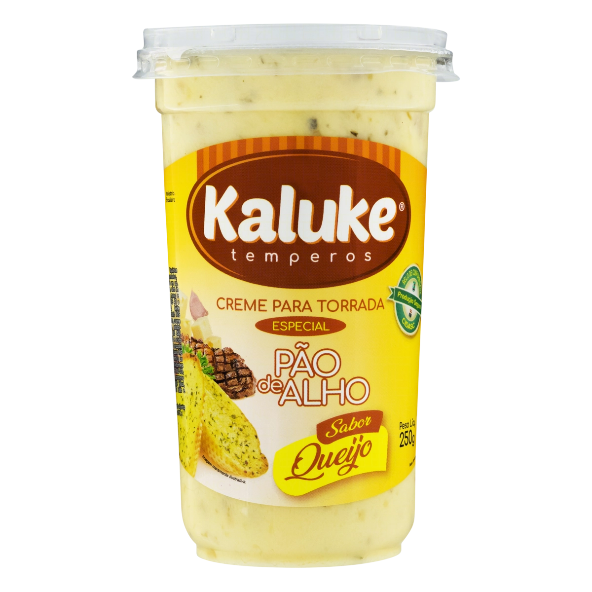 Creme Para Pão De Alho Queijo Kaluke Pote 250g