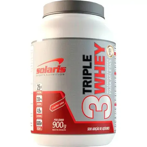 Ultra Whey Proten Sabor Baunilha 900g Solaris Nutrition