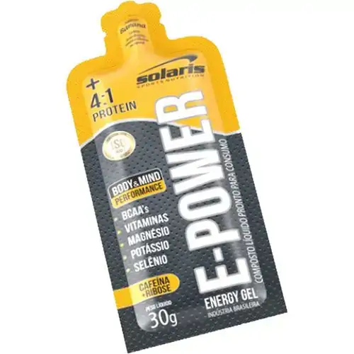 Gel Energy Power Cafeina Ban Un 30g Solaris