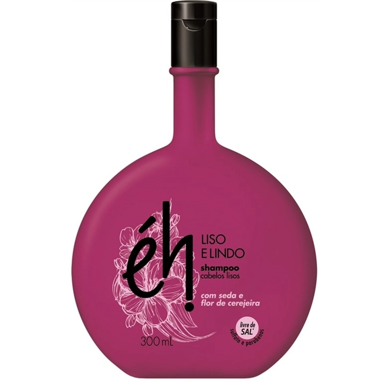 Shampoo Uso Diário Eh 300ml Cabelos Lisos Unit