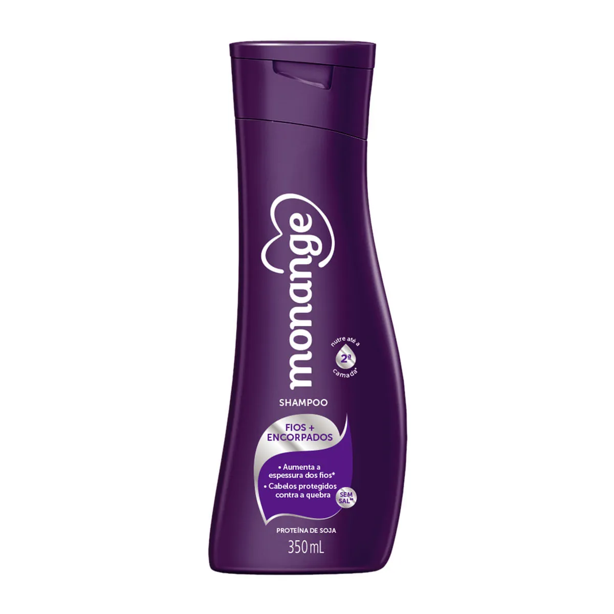 Shampoo Monange Fios Mais Encorpados Frasco 350ml
