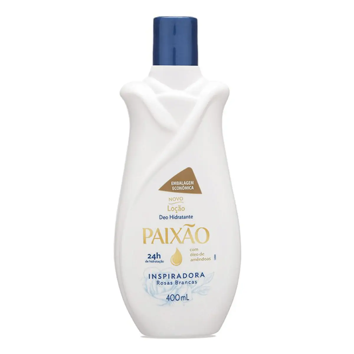 Hidratante Paixão Inspiradora com Óleo de Amêndoas ação desodorante 400ml